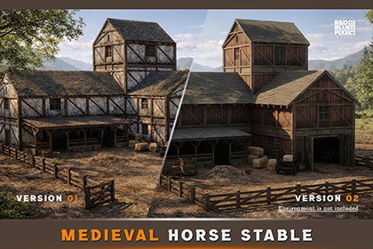 Medieval Horse Stable