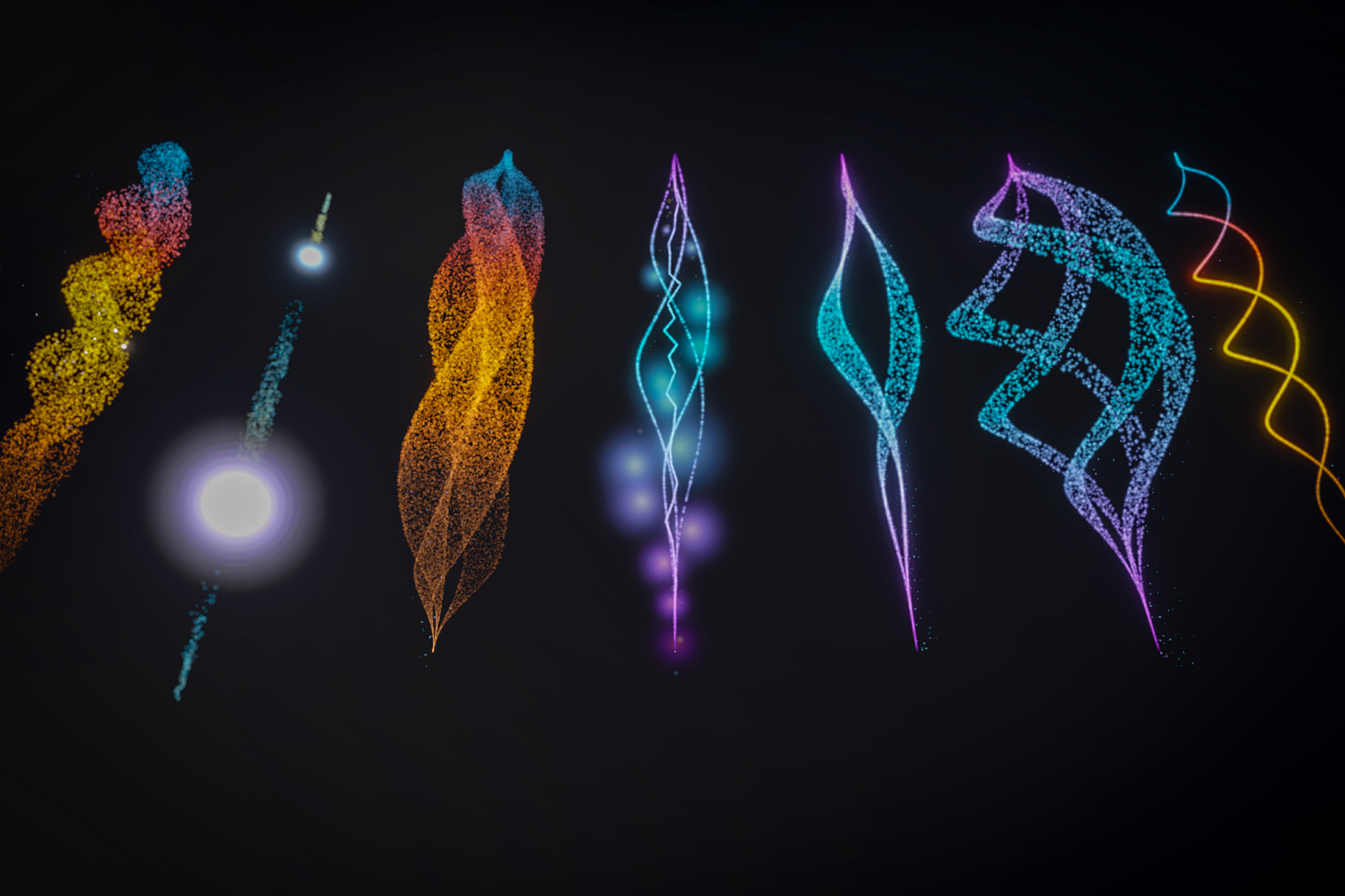 Procedural Energy Beams & Flows VFX System · URP & HDRP