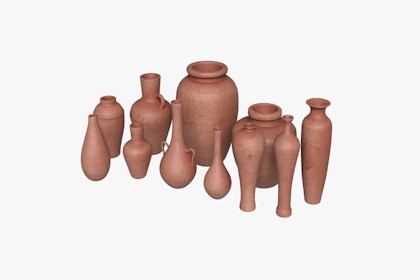 Medieval Clay Vase Pack – 12 Optimized PBR Pottery (URP/HDRP/Built-in)