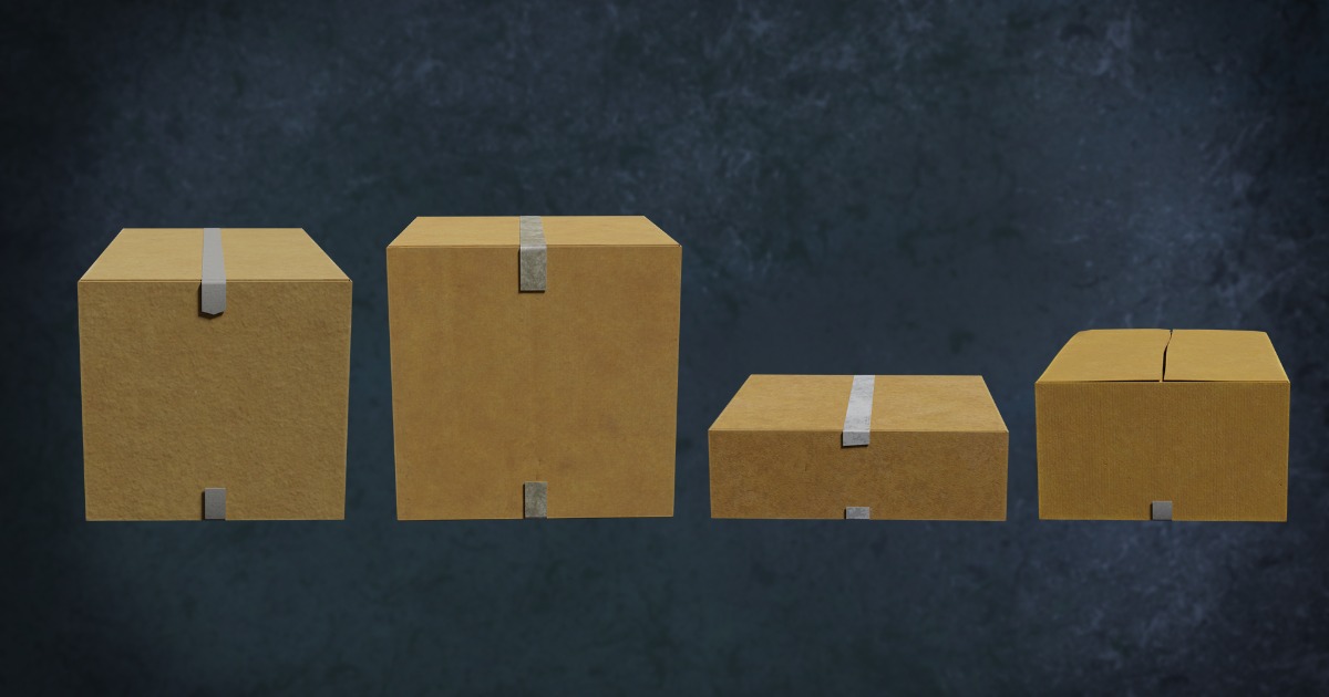 Cardboard Clean Series BoxIC G1 N1-4 | 3D Tools | Unity Asset Store