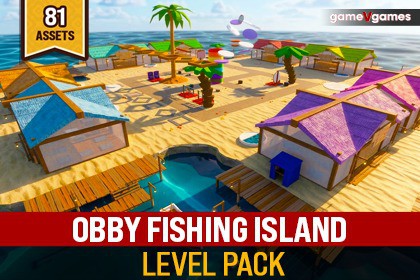 Obby Fishing Island Level Pack