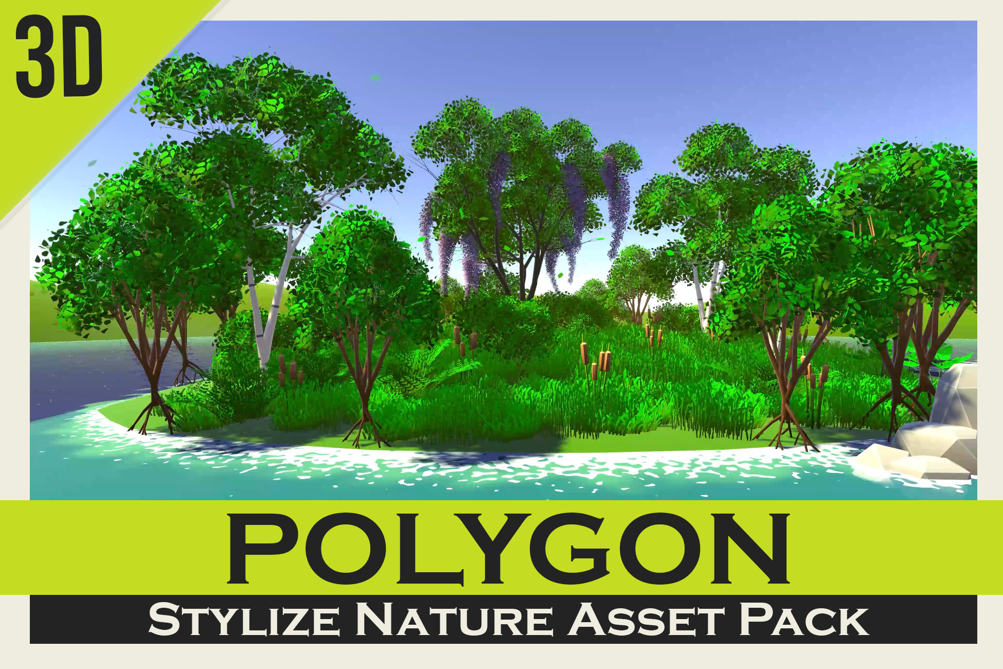Unity Engine Nature Stylize Nature Pack 02 | 3D Environments | Unity Asset Store