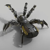Animated Mechanical Spider