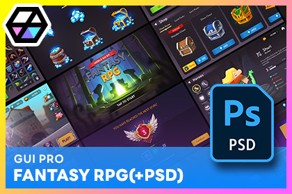 GUI Pro - Fantasy RPG(+PSD)