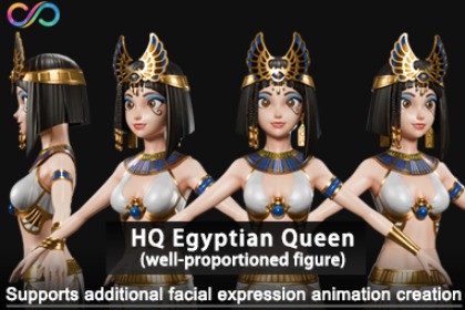 HQ Egyptian Queen (well-proportioned figure)