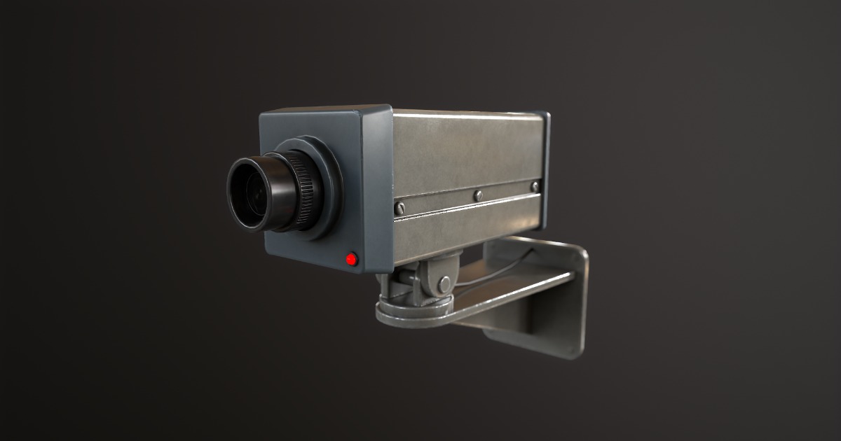 Security camera 1980s | 3D Electronics | Unity Asset Store