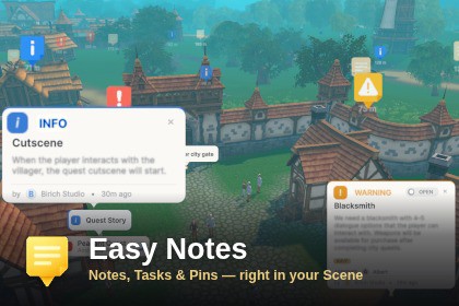 Easy Notes - Scene Notes, Tasks & Team Annotations