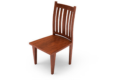 Traditional Wooden Dining Chair – Game Ready Asset