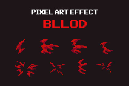 Blood - Effect Pixel Art