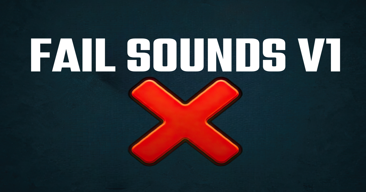 Failure Sound FAIL SOUNDS V1 | Audio Sound FX | Unity Asset Store