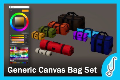 Generic Canvas Bag Set