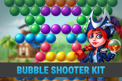 MK Bubble Shooter Kit • Pirate Pop Game Template