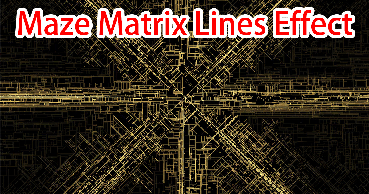 Maze Matrix Lines Effect By maything | VFX | Unity Asset Store