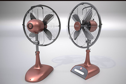 Vintage Electric Fan – Retro Desk Fan