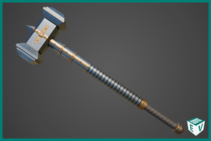 Battle Hammer 11 URP HDRP Textures