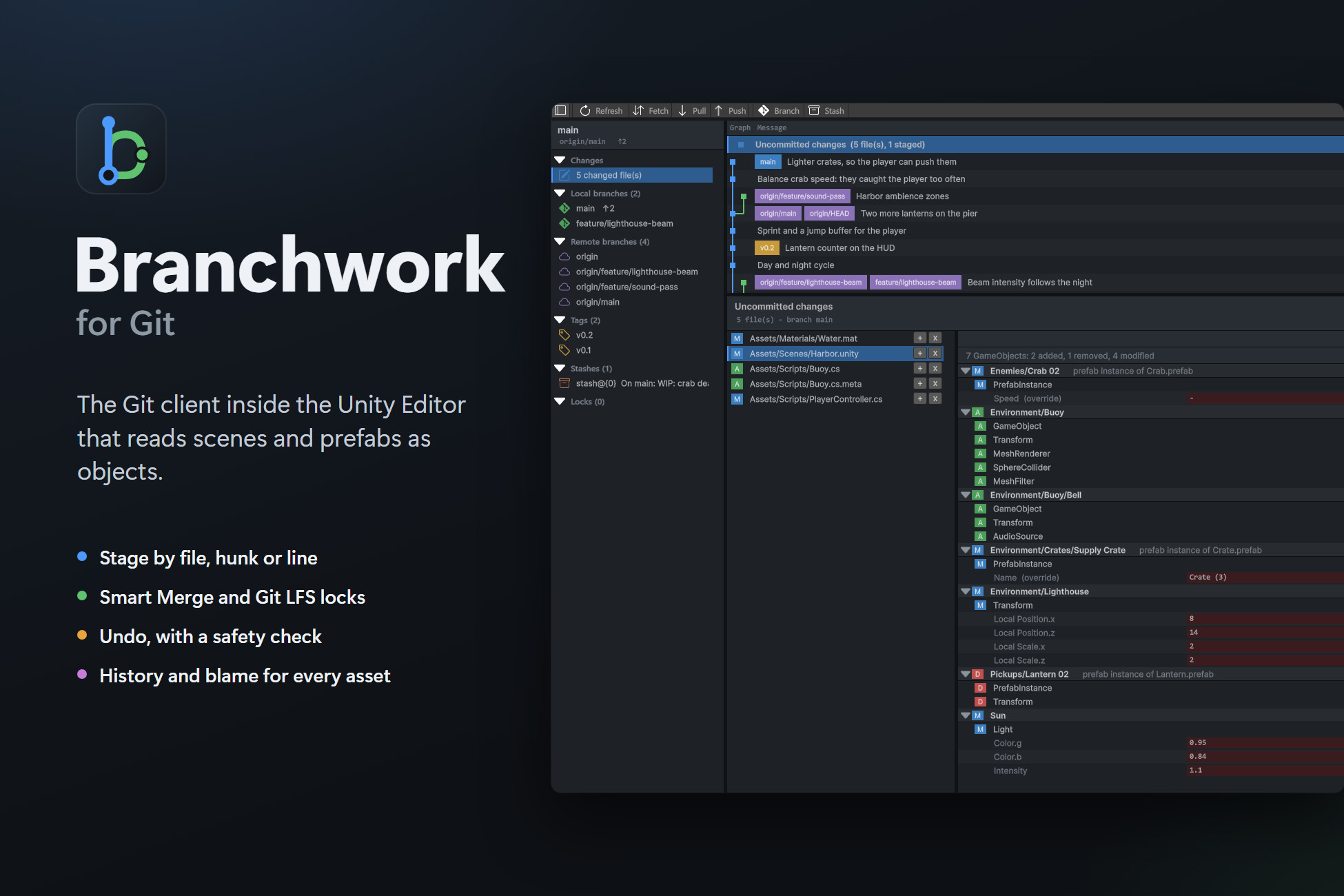 Branchwork for Git | バージョン管理 | Unity Asset Store
