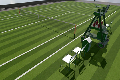 Grass Tennis Court