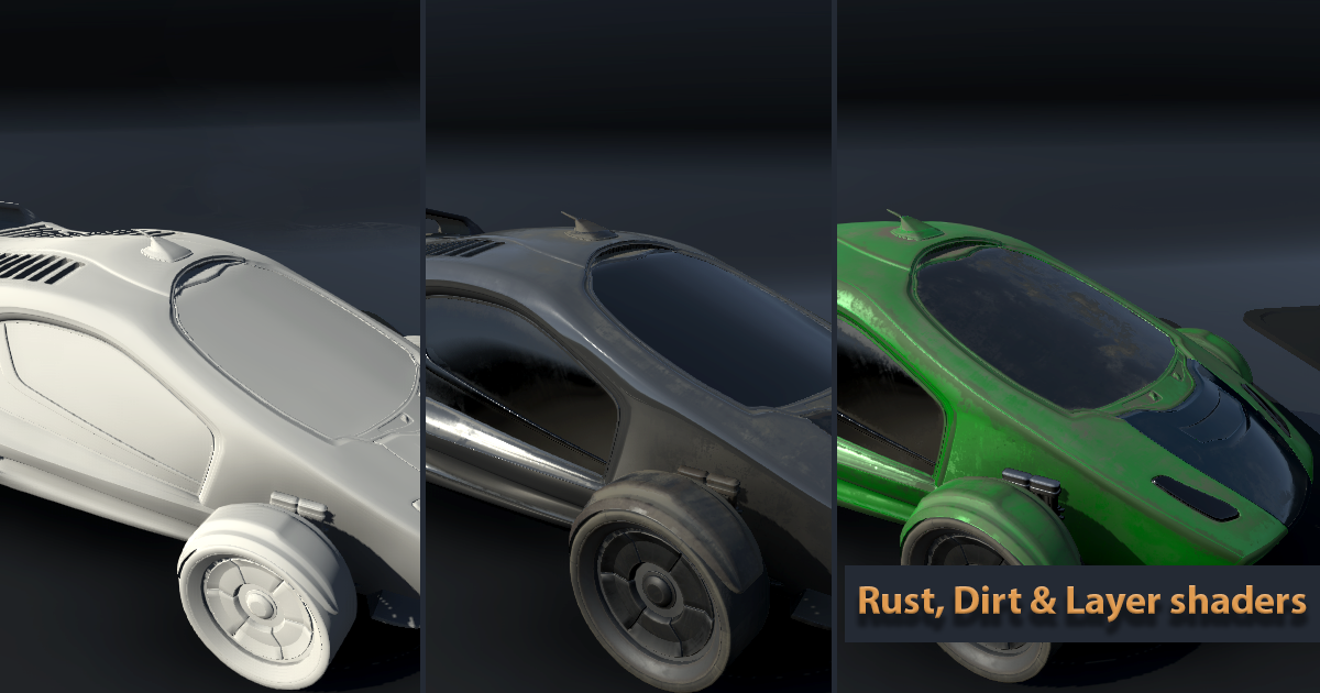 Rust, Dust and Layers Shader Pack | VFX Shaders | Unity Asset Store