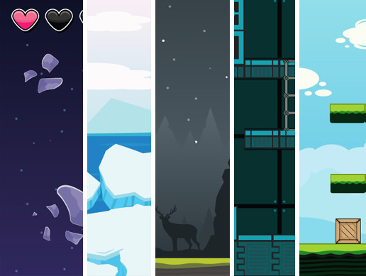 Background Design For Unity 10 Backgrounds - Vector Assets | 2D Environments | Unity Asset Store