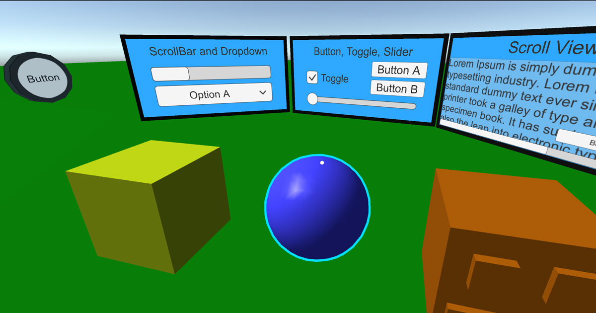 Mobile VR Interaction Pack | GUI Tools | Unity Asset Store