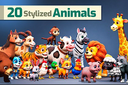 Stylized Animated Animals 1