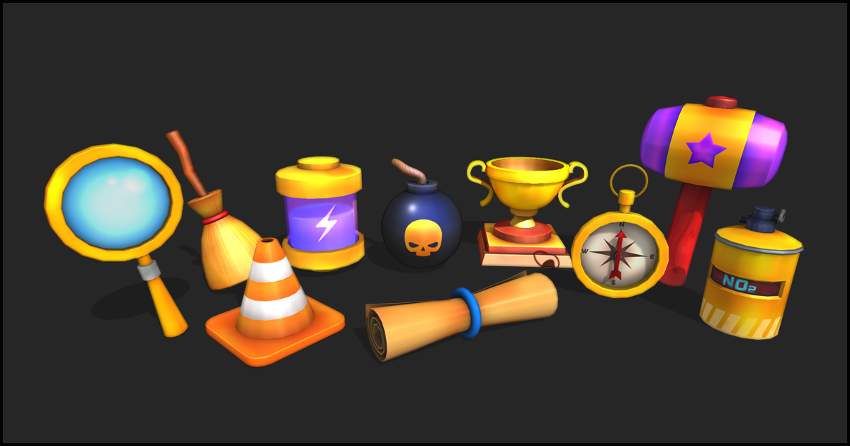 Unity Items Pickup Items Fantasy Collection | 3D Props | Unity Asset Store