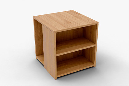 Modern Wooden Shelf Cabinet