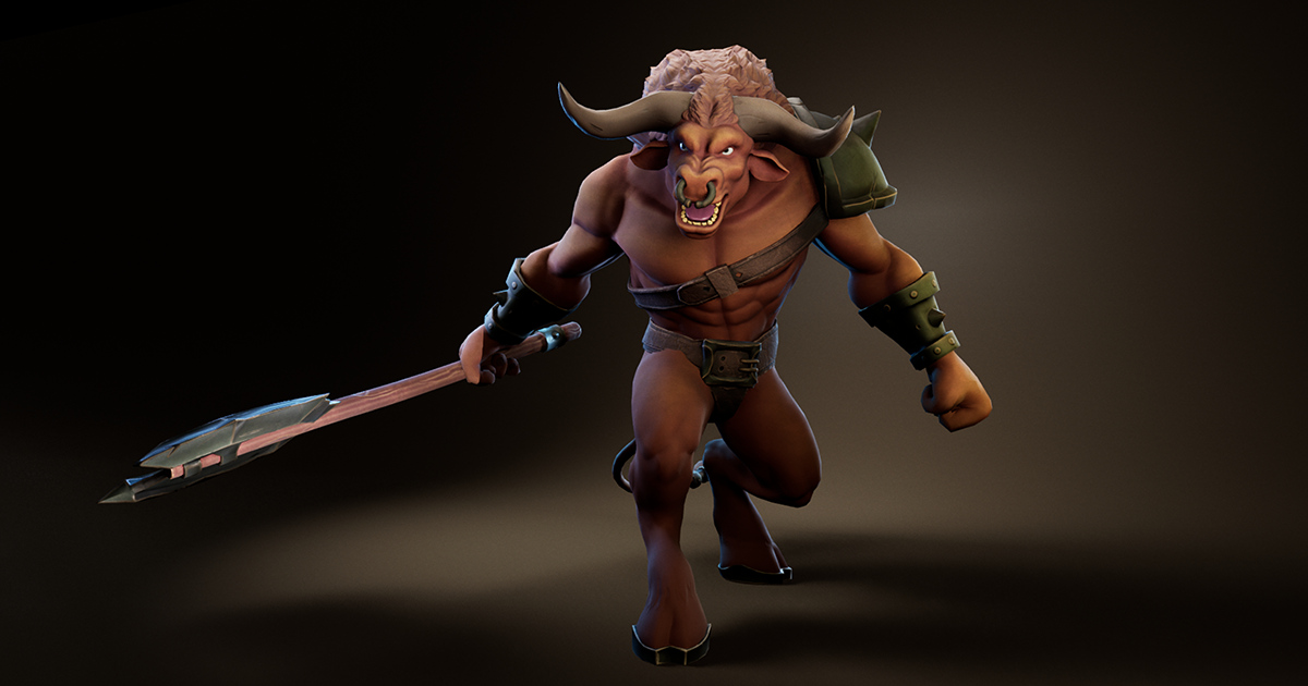 Stylized Minotaur | 3D Characters | Unity Asset Store