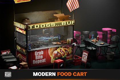 Modern Food Cart