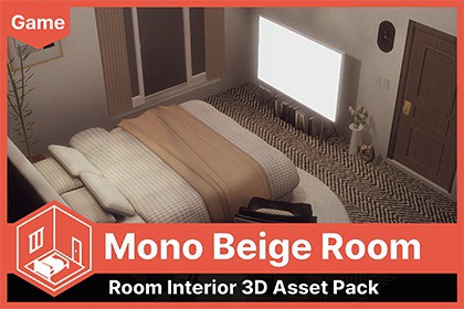 Mono Beige Room (UModeler X)