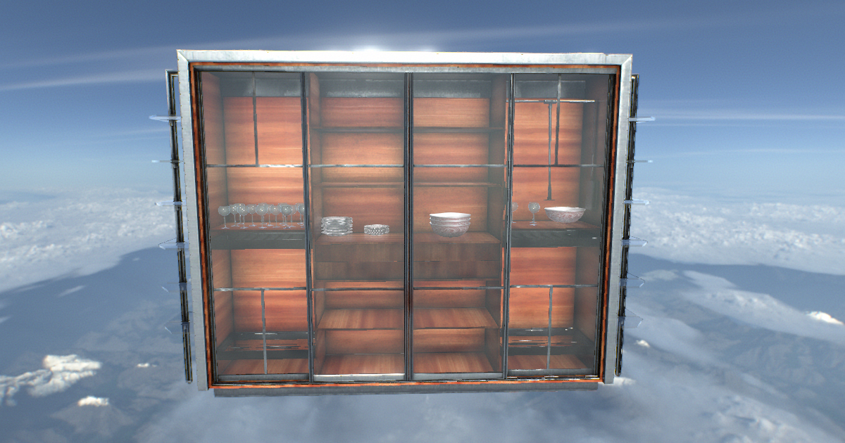 Kitchen Unity Box Kitchen Cupboard Set | 3D Interior | Unity Asset Store