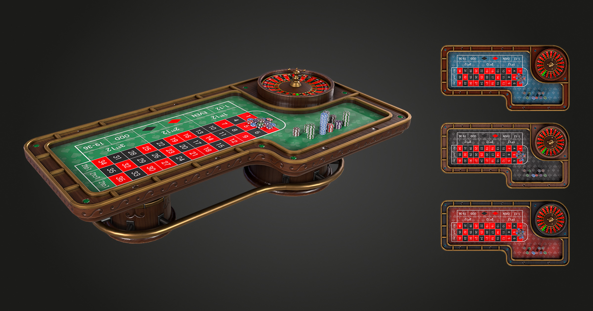 Roulette Table Vol. 1 | 3D Props | Unity Asset Store