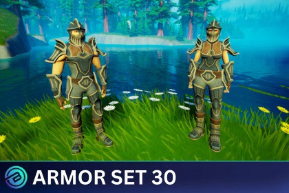 Guard Armor Set - Stylized RPG
