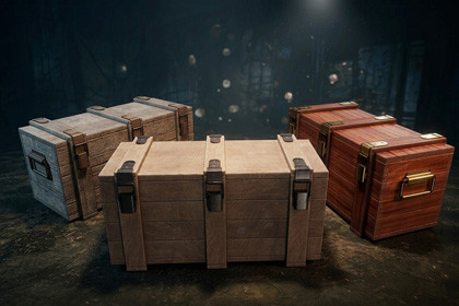 Tactical Wooden Crate B