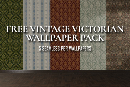 Free Vintage Victorian Wallpaper Pack
