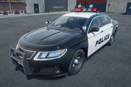 Police sedan