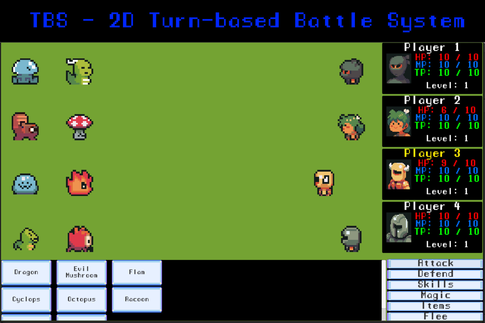 TBS - 2D Turn-based Battle System | Systems | Unity Asset Store