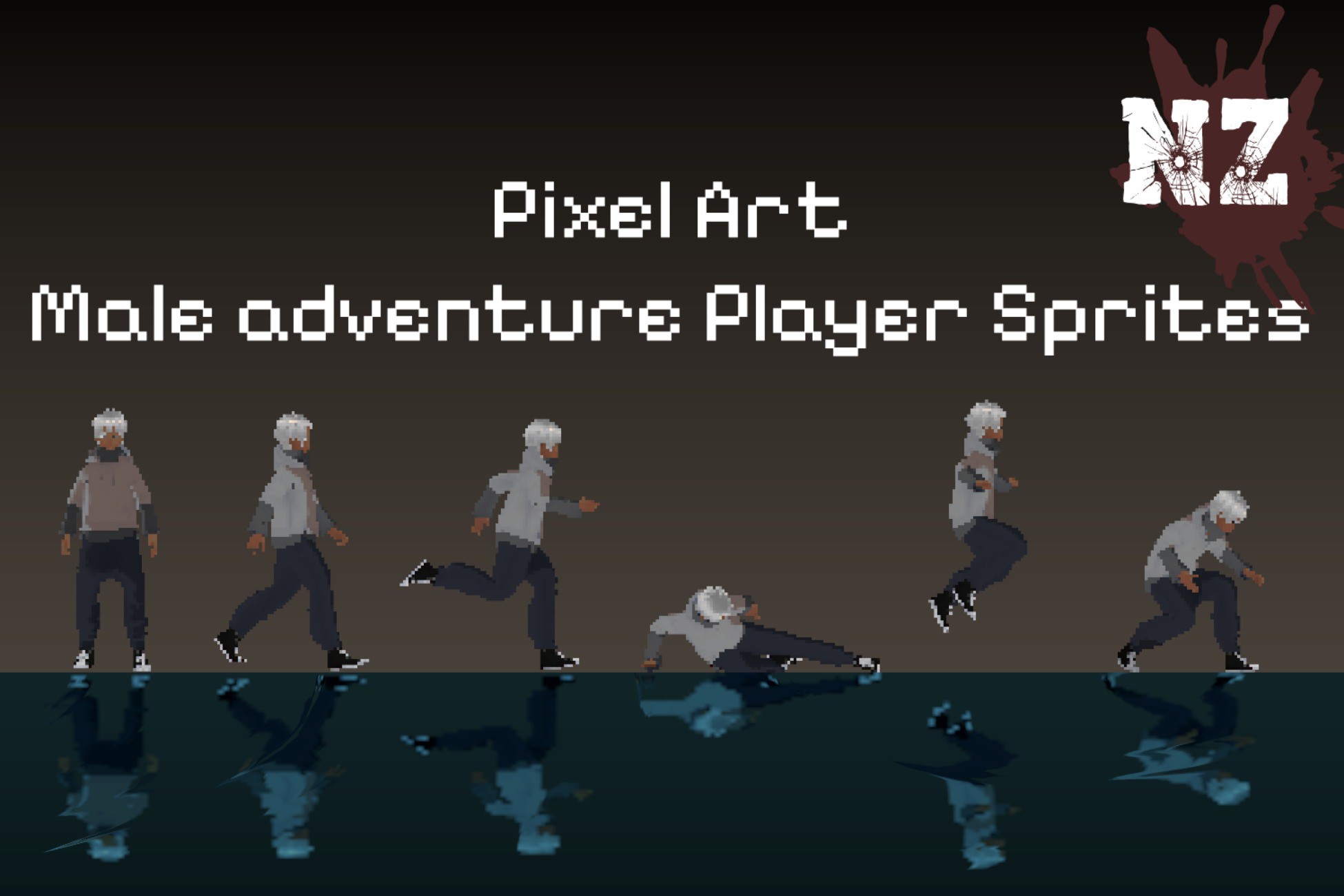 Pixel Art Male adventure Player Sprites | 2D Characters | Unity Asset Store
