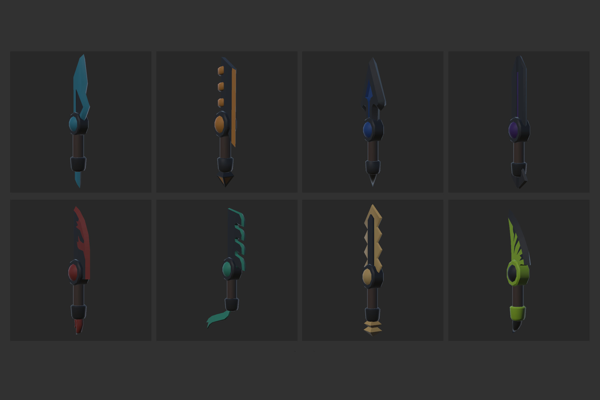 Unity Sword Lowpoly Toon Swords | 3D Weapons | Unity Asset Store