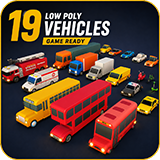 Stylized Low Poly Vehicles Pack