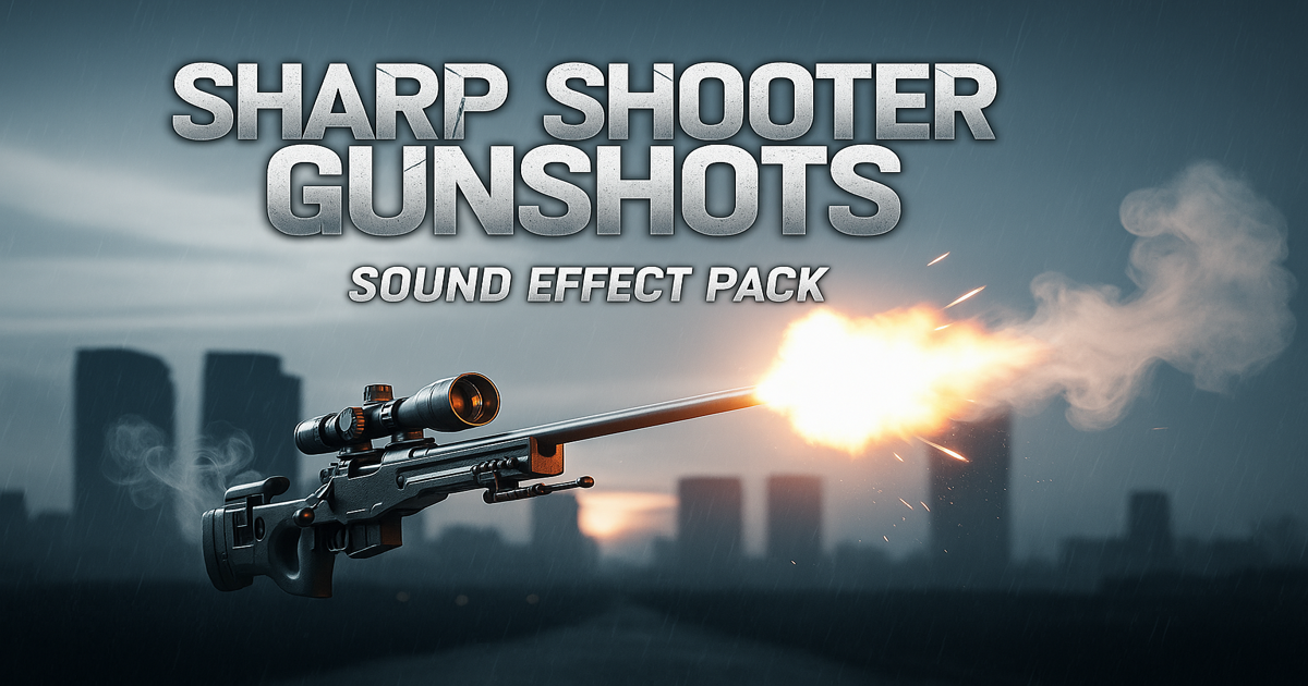 Sharp Shouter SHARP SHOOTER GUNSHOTS | Weapons Sound FX | Unity Asset Store