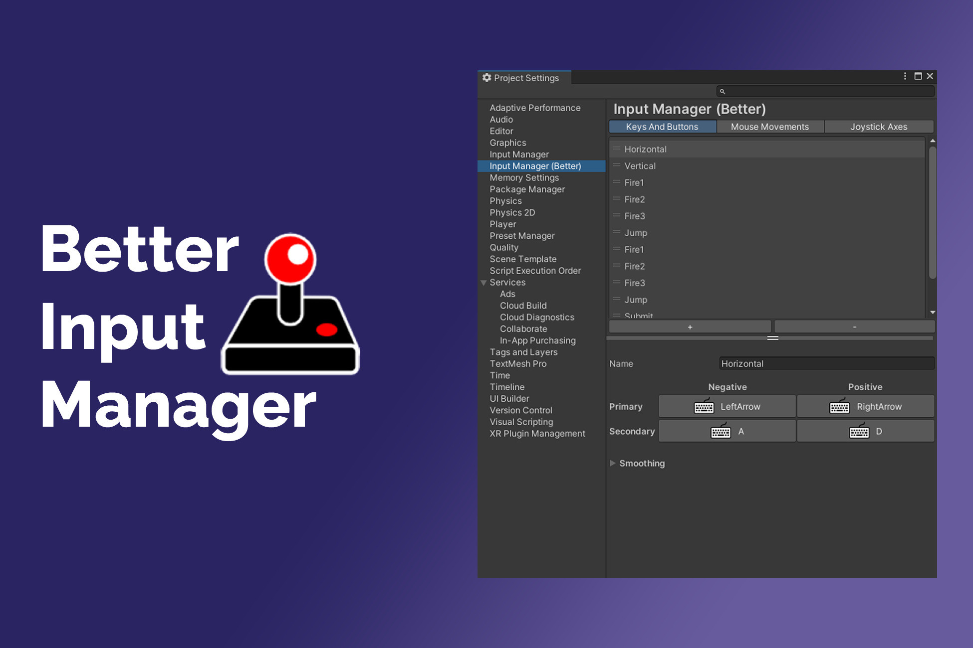 Better InputManager | Input Management | Unity Asset Store