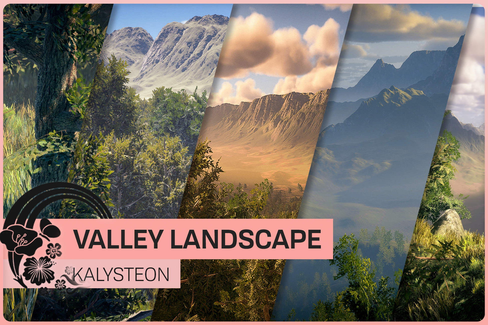 8K Valley Landscape Pack by Kalysteon