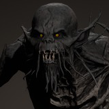 Skinny Ghoul - Dark Humanoid Creature