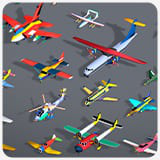 55 Stylized Airfield Vehicle Pack: Aircraft Plane Helicopter - Lowpoly Toon Kit