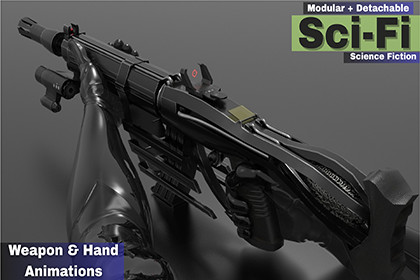 Sci-Fi Gun (Fps-Tps)