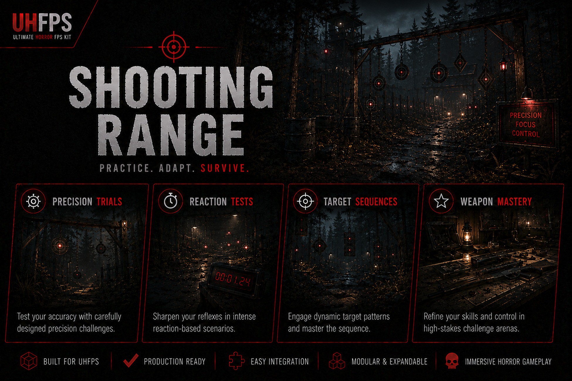 Shooting Range for Ultimate Horror FPS Kit