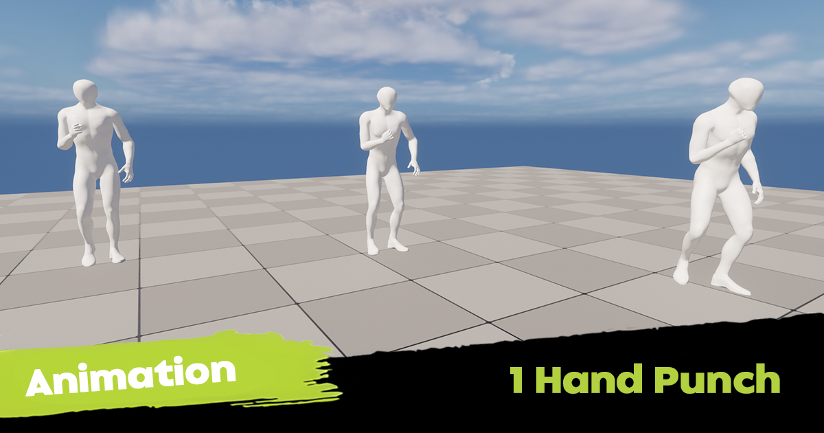Punching Animation Loop Locomotion 1Hand Punch Animation | 3D アニメーション | Unity Asset Store