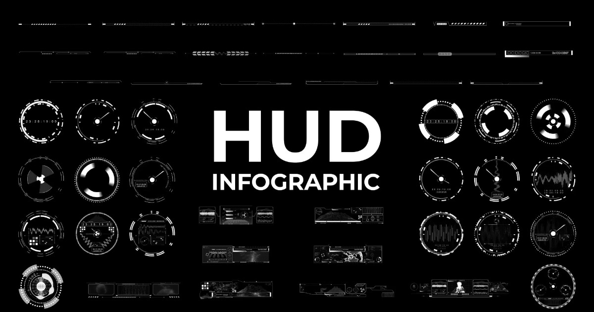 Hud Infographics | 2D Textures & Materials | Unity Asset Store