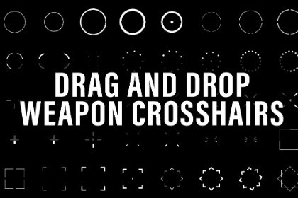 Drag and Drop Weapon Crosshairs